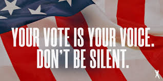 your vote is your voice 2 Your vote is your voice, don't be silent.